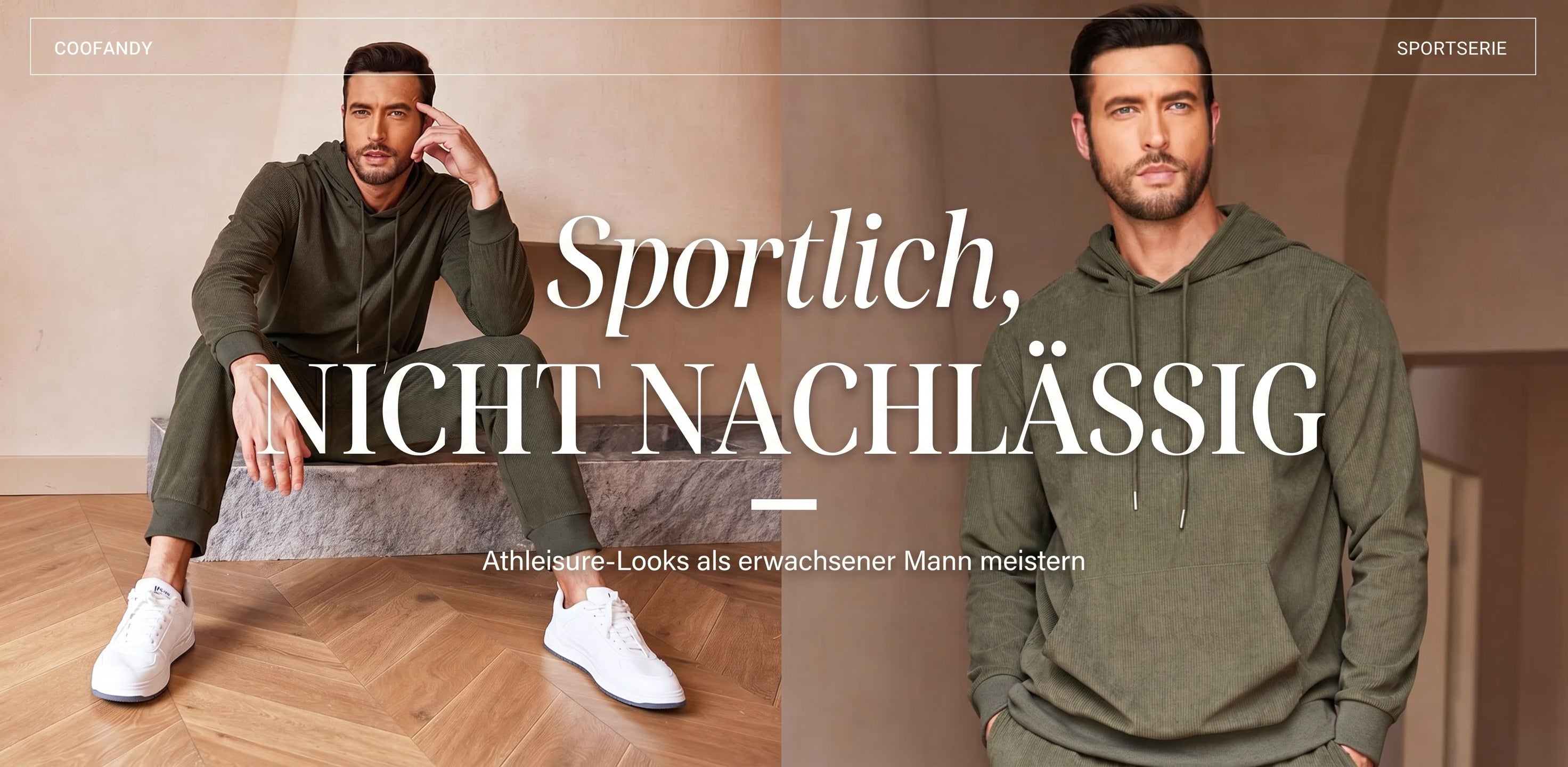 Athleisure-Looks als erwachsener Mann meistern – sportlich, nicht schlampig
