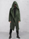 Modernes Herren Strick Cape mit Kapuze