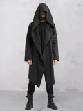 Modernes Herren Strick Cape mit Kapuze