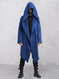 Modernes Herren Strick Cape mit Kapuze