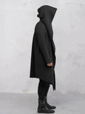 Modernes Herren Strick Cape mit Kapuze