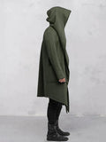Modernes Herren Strick Cape mit Kapuze