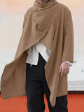 Lässiges Herren Cape im Baumwoll Leinen Look