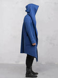 Modernes Herren Strick Cape mit Kapuze