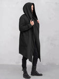 Modernes Herren Strick Cape mit Kapuze