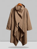 Lässiges Herren Cape im Baumwoll Leinen Look