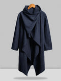 Lässiges Herren Cape im Baumwoll Leinen Look