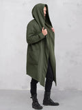 Modernes Herren Strick Cape mit Kapuze