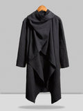 Lässiges Herren Cape im Baumwoll Leinen Look