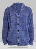 COOFANDY Herren Einfarbige Strickjacke