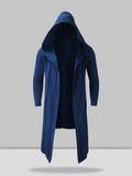 Modernes Herren Strick Cape mit Kapuze