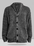 COOFANDY Herren Einfarbige Strickjacke