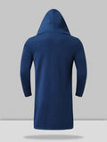Modernes Herren Strick Cape mit Kapuze