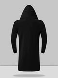 Modernes Herren Strick Cape mit Kapuze