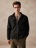 Karo-Wollmischjacke