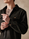 Karo-Wollmischjacke