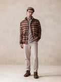 Vintage Tweed-Jacke mit Streifen