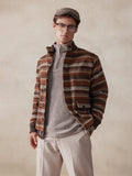 Vintage Tweed-Jacke mit Streifen