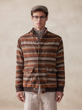 Vintage Tweed-Jacke mit Streifen