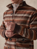 Vintage Tweed-Jacke mit Streifen