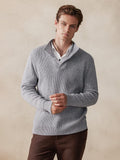 Stylischer Uni-Pullover mit Stehkragen