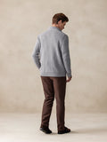 Stylischer Uni-Pullover mit Stehkragen