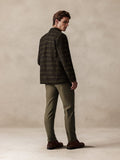 Karierter Vintage-Blazer aus Wollmischung