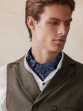 Jacquard Paisley Plastron-Krawatte