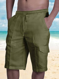 Baumwoll Shorts mit Taschen