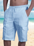 Baumwoll Shorts mit Taschen