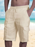 Baumwoll Shorts mit Taschen