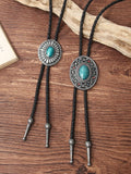 Vintage Bolo-Tie Halskette in Leder-Optik