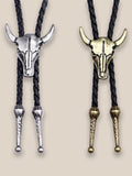 Western Bolo-Tie Halskette mit Stierschädel-Design