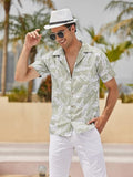 Hawaiianische Strandhemden mit Blumenmuster