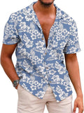 Hawaiianische Strandhemden mit Blumenmuster
