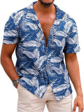 Hawaiianische Strandhemden mit Blumenmuster