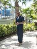 Casual Loose Fit Hemden-Set