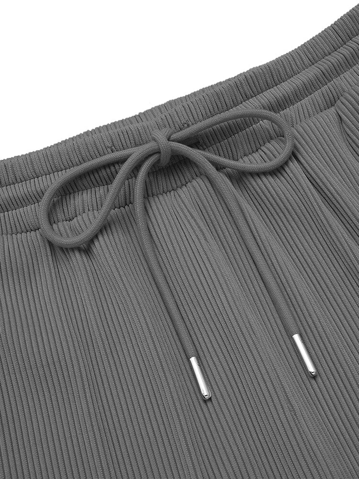 Casual Loose Fit Hemden-Set