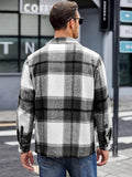 T-shirt sportivo retrò a quadri a maniche corte