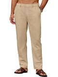 Leichte Casual Leinenmix Freizeithose