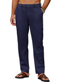 Leichte Casual Leinenmix Freizeithose