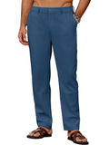 Leichte Casual Leinenmix Freizeithose