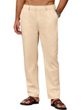 Leichte Casual Leinenmix Freizeithose