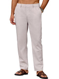 Leichte Casual Leinenmix Freizeithose