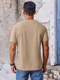 Retro Kariertes Kurzarm Sport T Shirt