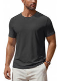 Retro Kariertes Kurzarm Sport T Shirt