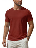 Retro Kariertes Kurzarm Sport T Shirt