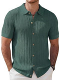 T-shirt sportivo retrò a quadri a maniche corte