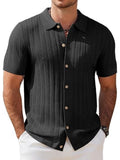T-shirt sportivo retrò a quadri a maniche corte