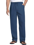 COOFANDY Leinenhose mit Kordelzug